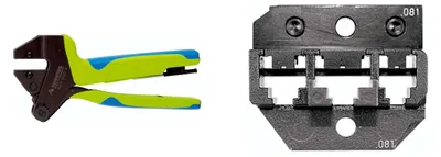 Produktbild von 624 081 3 0 K1 Rennsteig Werkzeuge GmbH Crimpzange PEW12 für Molexstecker (kurze Bauform), ungeschirmt inkl.