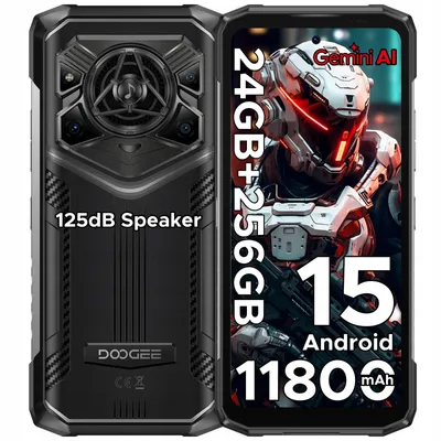 Obrázok produktu pre Doogee Blade 20 Pro, 16,8 cm (6.6"), 6 GB, 256 GB, 50 MP, Android 15, Čierna, Červená