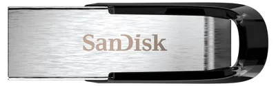 Produktbild von SanDisk Ultra Flair, 64 GB, USB Typ-A, 3.2 Gen 1 (3.1 Gen 1), 150 MB/s, Ohne Deckel, Blau, Silber