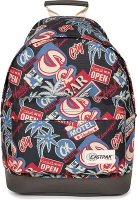 Produktbild von Eastpak Rucksack mit Lederboden »Wyoming« Road to Print