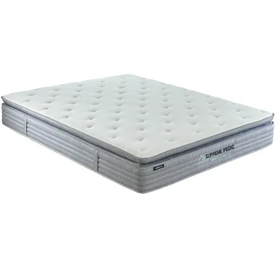 Productafbeelding van Pointhome Yatas Beddengoed Matras 120 x 200 cm Supreme Pedic Pocketvering Matras met Topper, hoogte 28 cm, H4