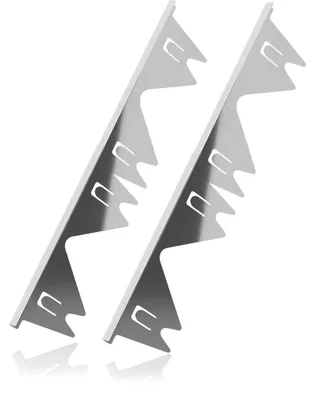 Image de Solidchoice - Ensemble de 2 protections rétractables en acier inoxydable pour plaques de cuisson