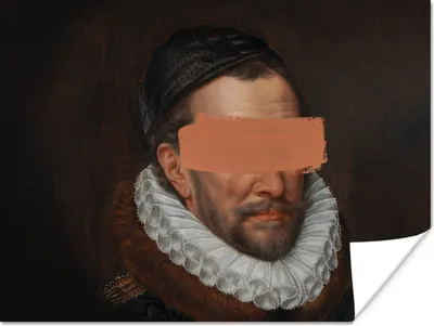 Produktbild von MuchoWow® Poster Wilhelm von Oranien - Adriaen Thomasz - Gemälde 160x120 cm - Foto Plakat
