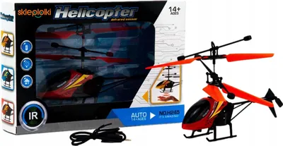 Produktbild von Lolex | RC Hubschrauber Drohne - Gestensteuerung - Sensor Spielzeug - Rot Schwarz - Mit USB Akku