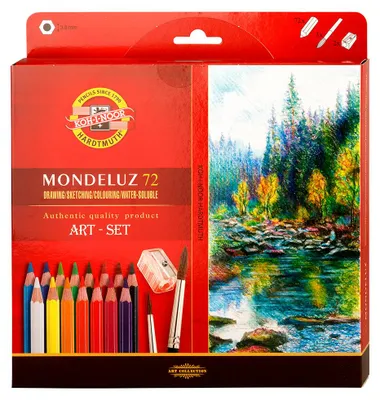 Produktbild von KOH-I-NOOR Aquarellstifte Mondeluz 3714 - 72 Stück