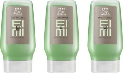 Produktbild von Wella Eimi Sculpt Force Flubber 3 x 125 ml Haargel Set