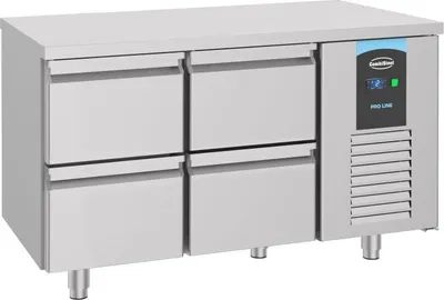 Obrázok produktu pre Chladiaca vitrína Combisteel so 4 zásuvkami z nehrdzavejúcej ocele 1400x700x850mm