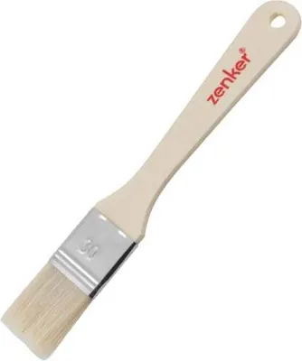 Produktbild von Zenker Backpinsel Fair mit Holzgriff und Naturborsten, 30 cm lang, 3 cm Borstenbreite
