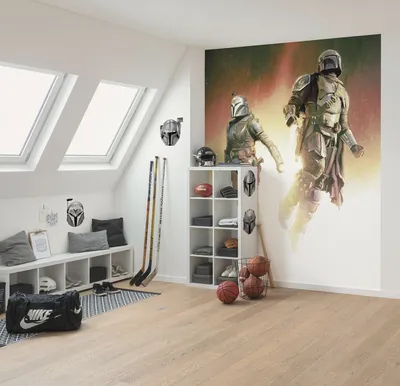 Produktbild von Komar Vlies Fototapete - Star Wars The Mandalorian Flight - Größe 200 x 250 cm