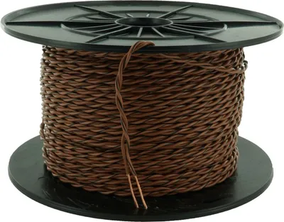 Produktbild von Verdrilltes Lautsprecherkabel 0,75 mm² Braun – OFC Kupfer
