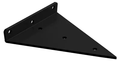Produktbild von Regalhalterung Regalträger Regalhalter Regal Winkel Wand verdeckte Montage Schwarz 170x270mm