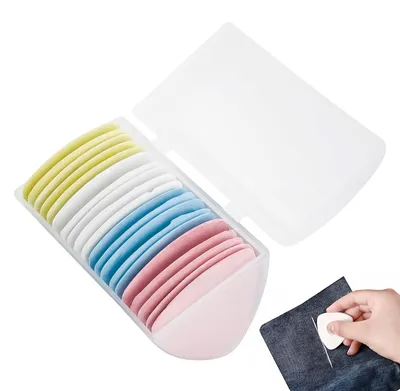 Schneiderkreide 20 Stück, dreieckig, 4 Farben, 47 x 3 mm