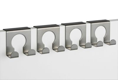 4er Set Türhaken Kleiderhaken Türgarderobe
