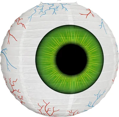 Produktbild von Halloween-Papier-Augapfel-Laterne, gruselige Riesenaugen-Hängelaterne, gruselige Deckendekoration für Halloween-Partyzubehör