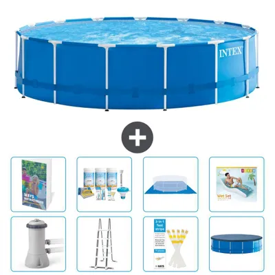Immagine prodotto di Piscina fuori terra a struttura - 457x122 cm - 7 pezzi - Modello S683