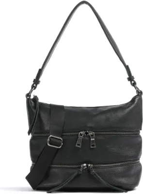 Produktbild von Schwarze Beuteltasche mit Reißverschluss