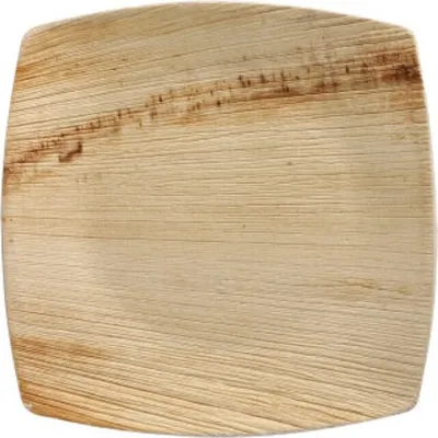 Produktbild von Palmblatt-Teller "Quadrato" 15 x 15 cm 25 Stück.