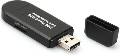 Obrázek produktu pro Verk 06258 Čtečka karet OTG 5 v 1, TF/SD, USB, Micro USB, USB-C
