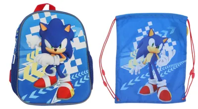 Image de Ensemble de sacs Sonic : sac à dos et sac de sport