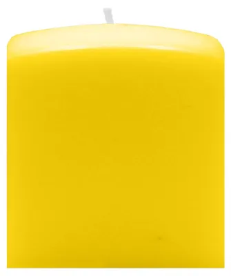Produktbild von Quader Kerzen Citron Gelb 8 x Ø 7/7 cm, 4 Stück