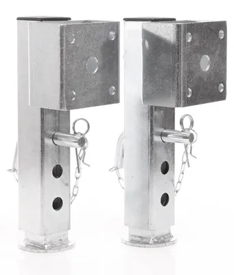 Imagen del producto de Soportes para enganche de remolque, 350 mm - Capacidad de carga de 1300 kg - Juego de 2