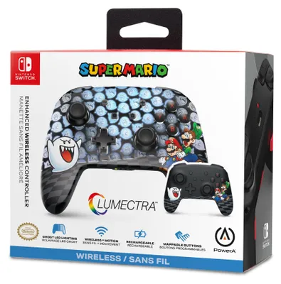 Produktbild von PowerA Enhanced Wireless Controller for Nintendo Switch with Lumectra - Mario, Peek-A-Boo