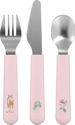 Image de Set de couverts pour enfants Mepal Mio, 3 pièces, Little Dutch - Fairy Garden