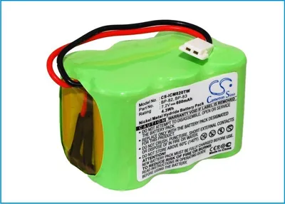 Immagine prodotto di TECHTEK Batteria compatibile con [Icom] IC-24AT, IC-24ET, IC-25RA, IC-2SA, IC-2SAT, IC-2SE, IC-2SET, IC-3SAT, IC-45A, IC-45SE, IC-4SA, IC-4SE, IC-CM8