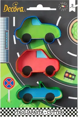 Produktbild von Autoschneider aus Kunststoff, 3er-Set