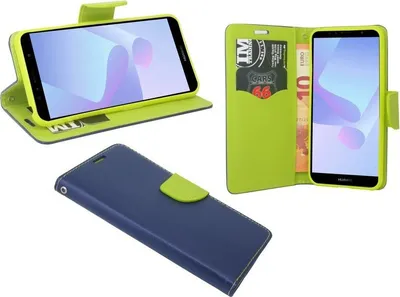 Immagine prodotto di Honor 7A Custodia per cellulare Custodia Flip per smartphone Blu