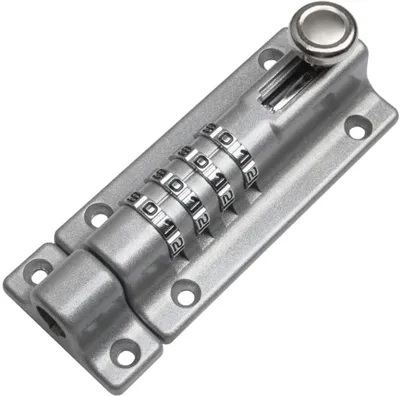 Produktbild von 4-stelliges Zahlenschloss, verstellbar, 120 mm, für Garten und Garage