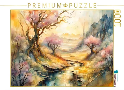 Produktbild von CALVENDO Puzzle Sonniger Frühling | 1000 Teile Lege-Größe 64x48cm Foto-Puzzle für glückliche Stunden