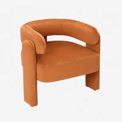 Image de Fauteuil de relaxation HomeMiYN, fauteuil rembourré moderne avec une assise large, fauteuil confortable idéal pour la lecture, parfait pour le salon, la chambre à coucher et un coin lecture