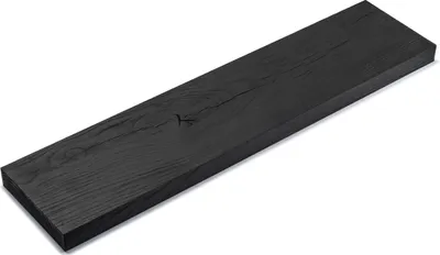 Produktbild von Tu Las™ schwebendes Wandregal aus Holz – 94 x 22 x 4 cm – handgefertigtes längliches Bücherregal – Eschenholz