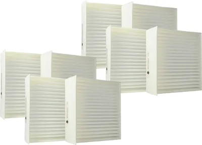 Produktbild von vhbw Filterset kompatibel mit Zehnder Climos 200 Lüftungsgerät - Luftfilter M5 / F7 (8 Stück), 17 x 17 x 4,5 cm, Weiß