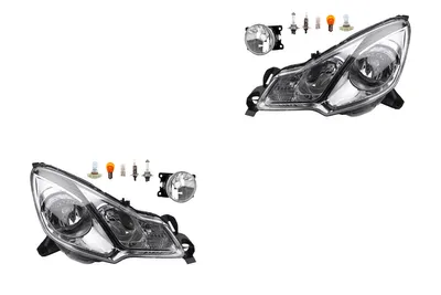 Produktbild von Scheinwerfer Satz passend für Citroen C3 DS3 11/09- H7 H1 +Nebel+Leucht. 1606930680 6206S9 6206Y0 00006206Y0 1606931480 1606930980 6208 Johns
