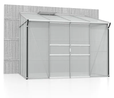 Immagine prodotto di Serra addossata Vitavia "Osiris 5200" alluminio anodizzato 5,2 m² 6 mm HKP