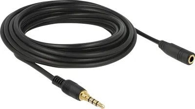 Obrázok produktu pre Predlžovací audio kábel Delock - 4-kolíkový samec mini zástrčky na 4-kolíkový samec mini zástrčky