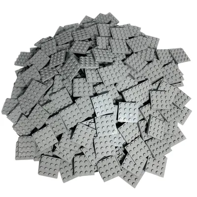 Immagine prodotto di Piastre LEGO® 4x4 Grigio chiaro - 3031 NUOVO! Quantità 500x