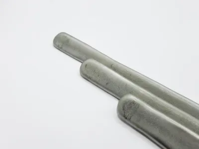 Produktbild von Lagermetall Weißmetall WM80 Sn80Sb12Cu6Pb2 in 100g-Stücken, Gewicht: 500 g