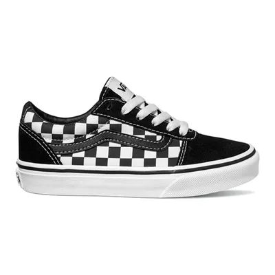 Zdjęcie produktu dla Vans Ward, Męski, Dziecko, Modne trampki, Czarny, Biały, Wzór, Sznurowane zamknięcie