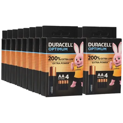 Immagine prodotto di 64x Duracell MN1500 AA Mignon Batterie Optimum (16x 4er Blister)