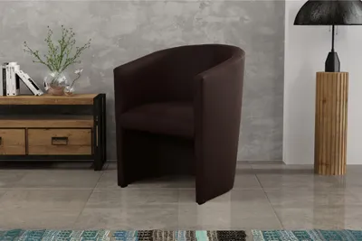 Obrázok produktu pre Elegantné kreslo RAMON - tmavo hnedé