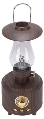 Produktbild von Vintage Nachtlicht tragbarer Bluetooth-Lautsprecher für Outdoor-Camping im Stil einer Petroleumlampe