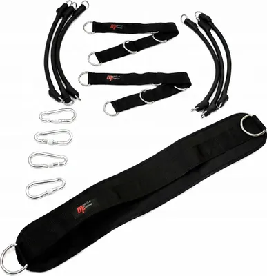 Produktbild von Trainingshilfe für Klimmzüge mit einstellbarem Widerstand, Komfort-Beingurt 70x12 cm