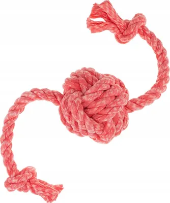 Produktbild von Geflochtenes Hundespielzeug mit Ball 45 cm