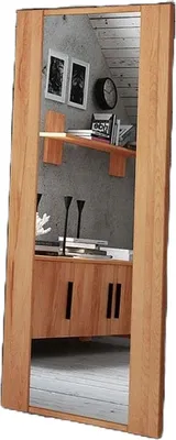 Produktbild von Wandspiegel Lubic 60x140 cm mit Rahmen aus Kernbuche massiv