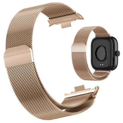 Zdjęcie produktu dla Pasek ChronSmarta do smartwatch'a / smartband'a Xiaomi Mi Band 8 Pro / Redmi Watch 4 (Różowo-złoty)