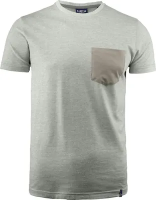 Produktbild von Harvest Portwillow Rundhals T-Shirt aus Baumwolle mit Brusttasche, vorgeschrumpft