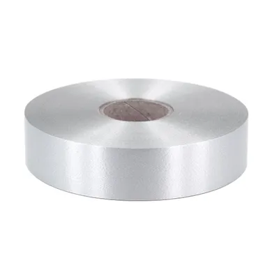 Produktbild von Geschenkband Ringelband 31mm x 100m Rolle Silber